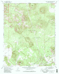 Download a high-resolution, GPS-compatible USGS topo map for Sunset Crater East, AZ (1984 edition)