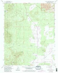 Download a high-resolution, GPS-compatible USGS topo map for Sunset Crater West, AZ (1983 edition)