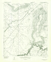 Download a high-resolution, GPS-compatible USGS topo map for Sunset Knoll 2 SW, AZ (1957 edition)