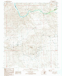 Download a high-resolution, GPS-compatible USGS topo map for Swansea, AZ (1990 edition)