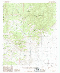 Download a high-resolution, GPS-compatible USGS topo map for Swede Peak, AZ (1986 edition)