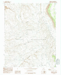 Download a high-resolution, GPS-compatible USGS topo map for Tanner Well, AZ (1985 edition)