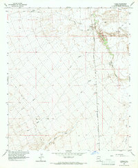preview thumbnail of historical topo map of Graham County, AZ in 1966