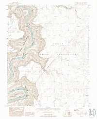 Download a high-resolution, GPS-compatible USGS topo map for Tatahatso Point, AZ (1988 edition)