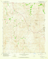 preview thumbnail of historical topo map of Pinal County, AZ in 1964
