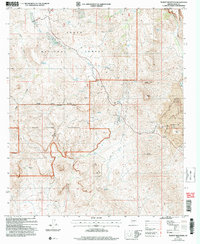 preview thumbnail of historical topo map of Pinal County, AZ in 2004