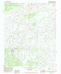 Download a high-resolution, GPS-compatible USGS topo map for Teec Nos Pos, AZ (1983 edition)