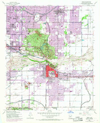 preview thumbnail of historical topo map of Tempe, Maricopa County, AZ in 1958