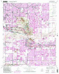preview thumbnail of historical topo map of Tempe, Maricopa County, AZ in 1952