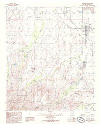Download a high-resolution, GPS-compatible USGS topo map for Thatcher, AZ (1986 edition)
