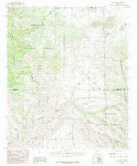 Download a high-resolution, GPS-compatible USGS topo map for The Mesas, AZ (1985 edition)