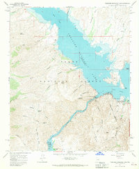 Download a high-resolution, GPS-compatible USGS topo map for Theodore Roosevelt Dam, AZ (1970 edition)