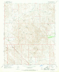 Download a high-resolution, GPS-compatible USGS topo map for Thorn Peak, AZ (1969 edition)