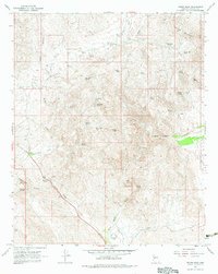 Download a high-resolution, GPS-compatible USGS topo map for Thorn Peak, AZ (1983 edition)