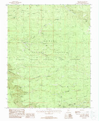 Download a high-resolution, GPS-compatible USGS topo map for Timp Point, AZ (1988 edition)