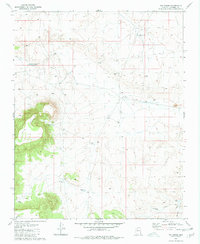 preview thumbnail of historical topo map of Coconino County, AZ in 1980