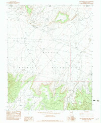 Download a high-resolution, GPS-compatible USGS topo map for Toh Atin Mesa East, AZ (1983 edition)