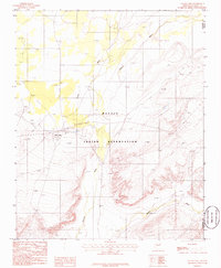 Download a high-resolution, GPS-compatible USGS topo map for Tolani Lake, AZ (1986 edition)
