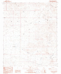 preview thumbnail of historical topo map of Graham County, AZ in 1985