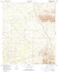 Download a high-resolution, GPS-compatible USGS topo map for Tombstone SE, AZ (1991 edition)