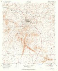 Download a high-resolution, GPS-compatible USGS topo map for Tombstone, AZ (1964 edition)