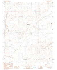 Download a high-resolution, GPS-compatible USGS topo map for Tovar Mesa West, AZ (1991 edition)