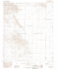 preview thumbnail of historical topo map of La Paz County, AZ in 1986