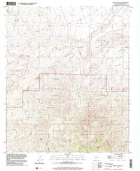 preview thumbnail of historical topo map of Graham County, AZ in 1997