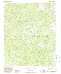 Download a high-resolution, GPS-compatible USGS topo map for Tsaile Butte, AZ (1986 edition)