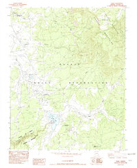 Download a high-resolution, GPS-compatible USGS topo map for Tsaile, AZ (1982 edition)