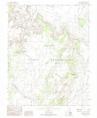 Download a high-resolution, GPS-compatible USGS topo map for Tseyi-Hatsosi, AZ (1988 edition)