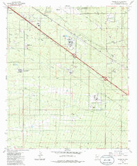preview thumbnail of historical topo map of Pima County, AZ in 1982
