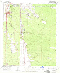 preview thumbnail of historical topo map of Pima County, AZ in 1968