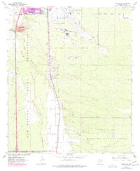 Download a high-resolution, GPS-compatible USGS topo map for Tucson SW, AZ (1977 edition)