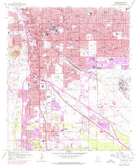 Download a high-resolution, GPS-compatible USGS topo map for Tucson, AZ (1977 edition)