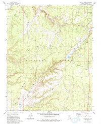 preview thumbnail of historical topo map of Coconino County, AZ in 1979