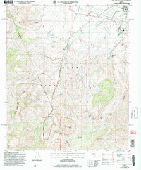 Download a high-resolution, GPS-compatible USGS topo map for Two Bar Mountain, AZ (2007 edition)