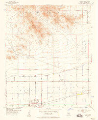 Download a high-resolution, GPS-compatible USGS topo map for Valencia, AZ (1958 edition)