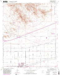 Download a high-resolution, GPS-compatible USGS topo map for Valencia, AZ (1986 edition)