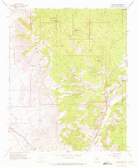 Download a high-resolution, GPS-compatible USGS topo map for Valentine, AZ (1971 edition)