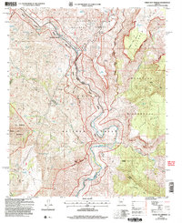 preview thumbnail of historical topo map of Yavapai County, AZ in 2004