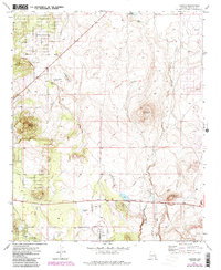 Download a high-resolution, GPS-compatible USGS topo map for Vernon, AZ (1985 edition)