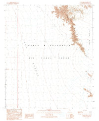 preview thumbnail of historical topo map of Yuma County, AZ in 1990