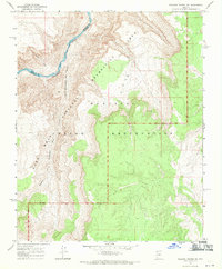 Download a high-resolution, GPS-compatible USGS topo map for Vulcans Throne SW, AZ (1970 edition)