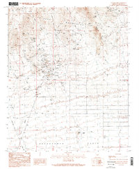 Download a high-resolution, GPS-compatible USGS topo map for Vulture Mine, AZ (1990 edition)
