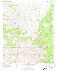 Download a high-resolution, GPS-compatible USGS topo map for Wagoner, AZ (1973 edition)