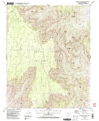 Download a high-resolution, GPS-compatible USGS topo map for Walhalla Plateau, AZ (1988 edition)