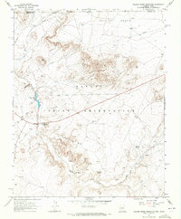 Download a high-resolution, GPS-compatible USGS topo map for Walker Creek Reservoir, AZ (1971 edition)