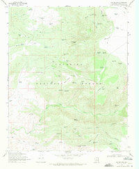 Download a high-resolution, GPS-compatible USGS topo map for Walker Mtn, AZ (1971 edition)