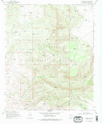Download a high-resolution, GPS-compatible USGS topo map for Walker Mtn, AZ (1978 edition)